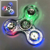 Luminous LED Light Colorful Fingertip Toys Spinner Hand Top Spinners Fidget Spiner Finger Stress Relief Toys